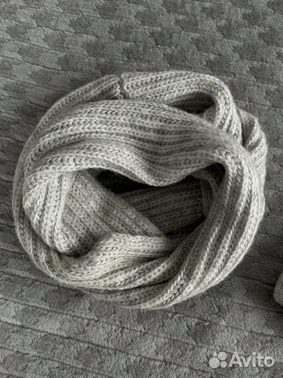 Шапка и снуд для девочки 50-52