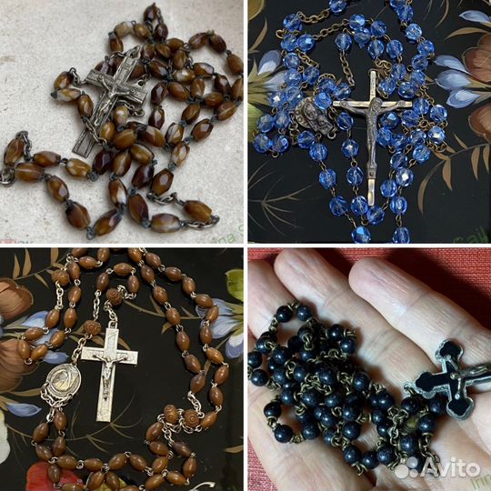 Розарий, четки, распятие. Европа. Цена за 1 ед
