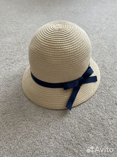 Соломенная шляпа детская