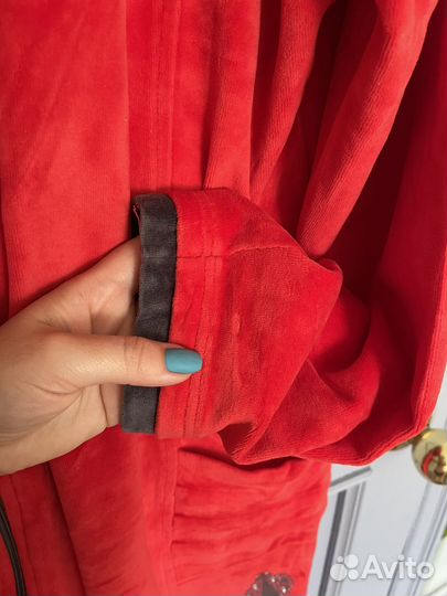 Велюровый халат 58-60