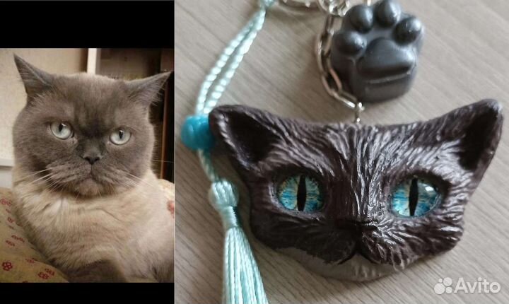 Брелоки домашних животных из эпоксидной смолы