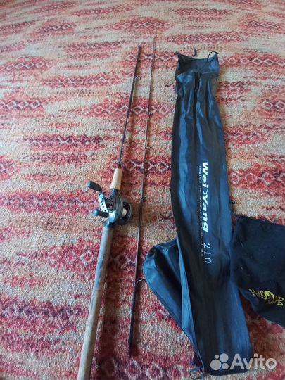 Спининг с катушкой бу