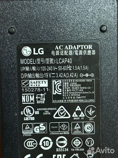 Lcap40 блок питания телевизора Lg