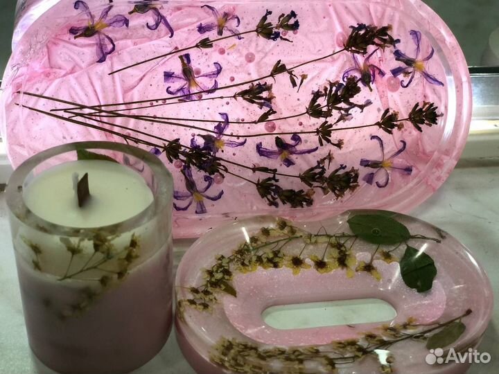 Подарочный набор из эпоксидной смолы