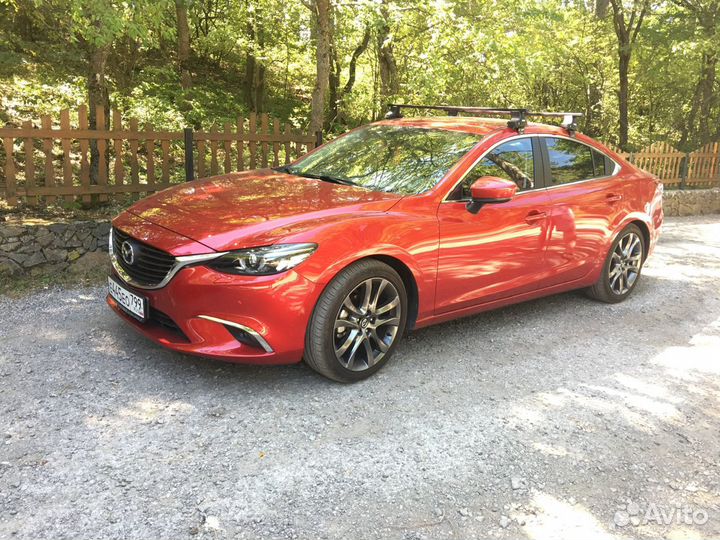 Багажник на крышу thule mazda 6 gj