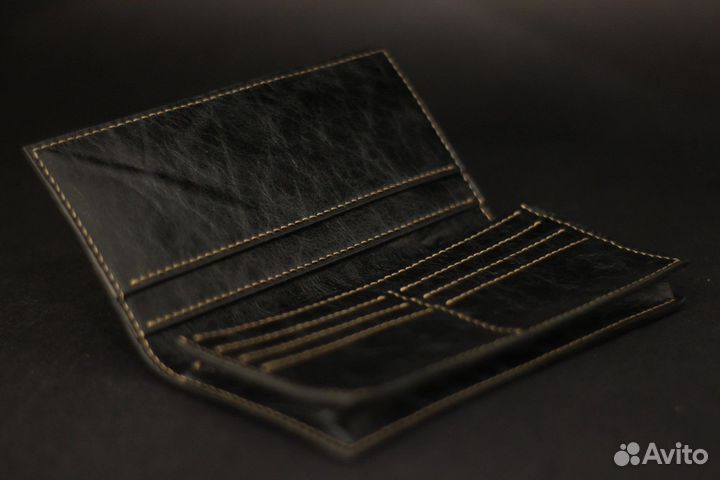 Портмоне мужской натуральная кожа ручная работа