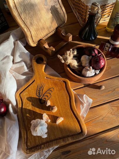 Доска разделочная проварена в масле или набор