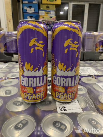 Энергетический напиток Gorilla peach