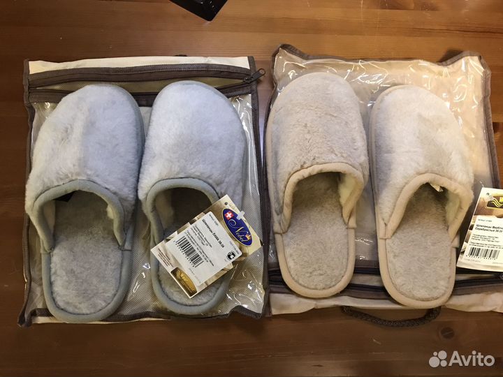 Шлёпанцы, шерсть Верблюд р 38-39 и шерсть лама