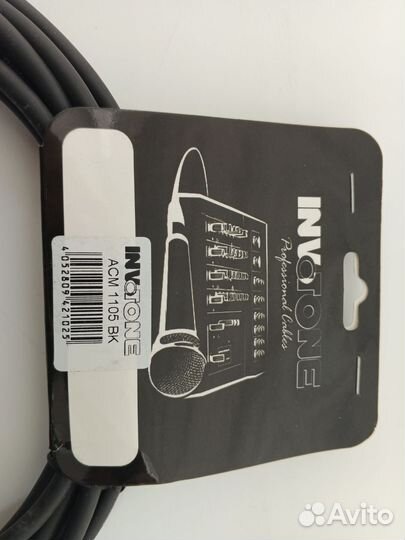 Микрофонный кабель invotone ACM 1105 BK
