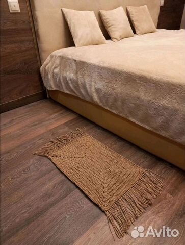 Ковер прямоугольный из джута