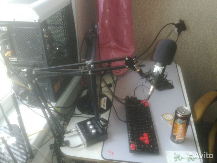 Maono au a03 с кронштейном и аудиокартой