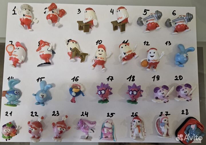 Игрушки от киндера (листать фото)