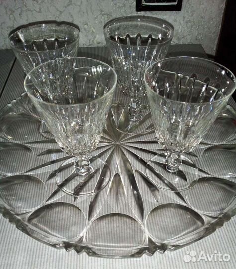 Набор для алкоголя Чешское стекло