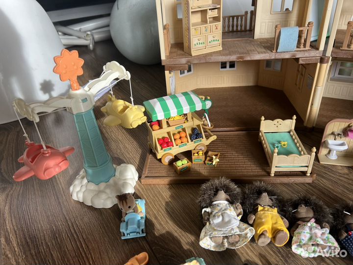 Sylvanian families большой дом со светом