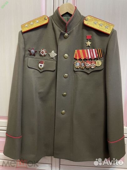 Форма (китель фуражка брюки) генерал ркка обр.1943