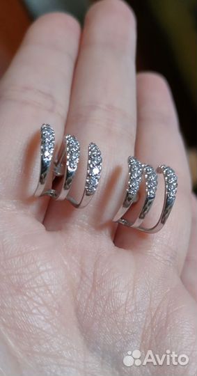 Серебряные серьги 925 пробы