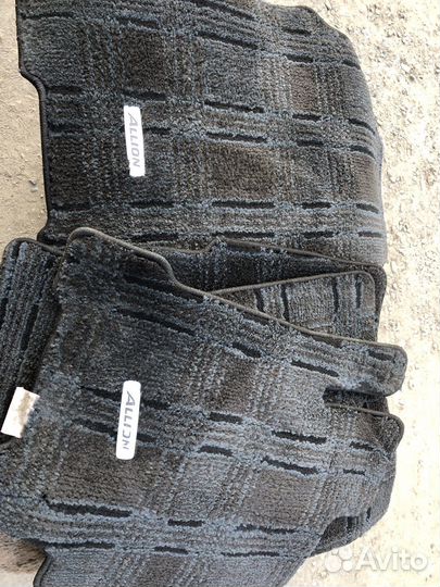 Коврики оригинальные на toyota allion