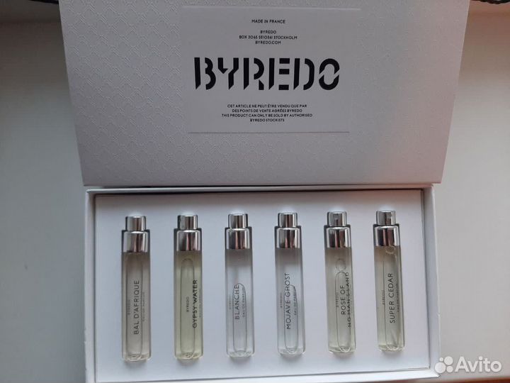 Элегантный набор byredo по 12 мл