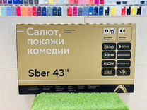 Новый Умный телевизор Sber HD 43, Рассрочка