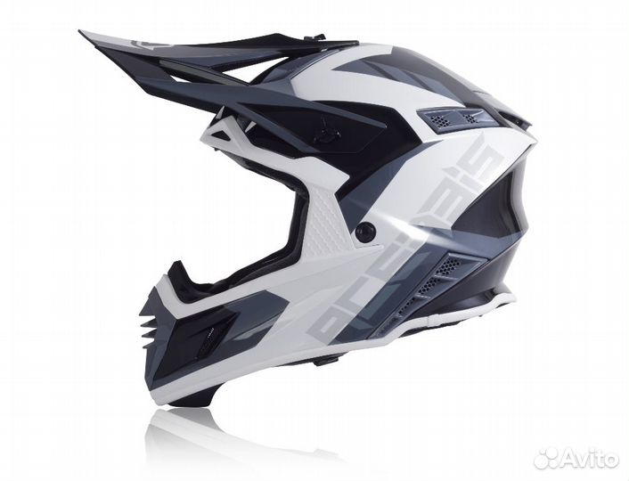 Мотошлем Acerbis X-track White/Black XXL