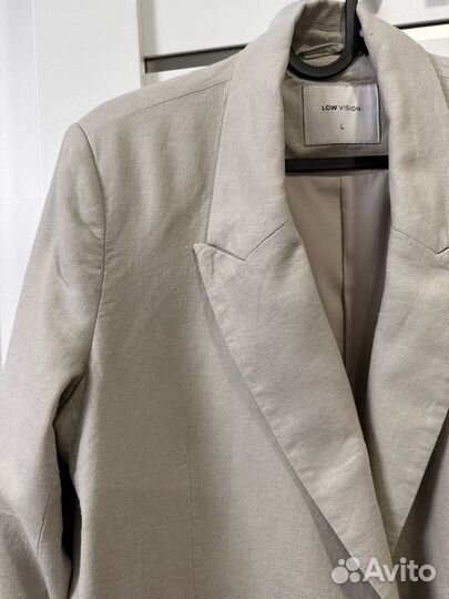 Пиджак с добавлением льна