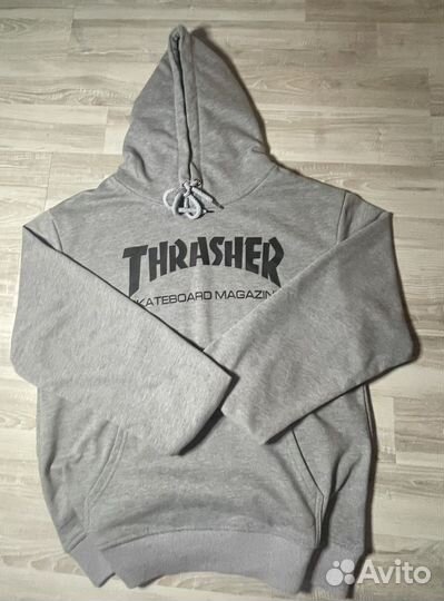 Худи trasher sk8 широкое рэп