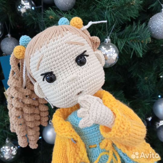 Вязаная кукла, кукла