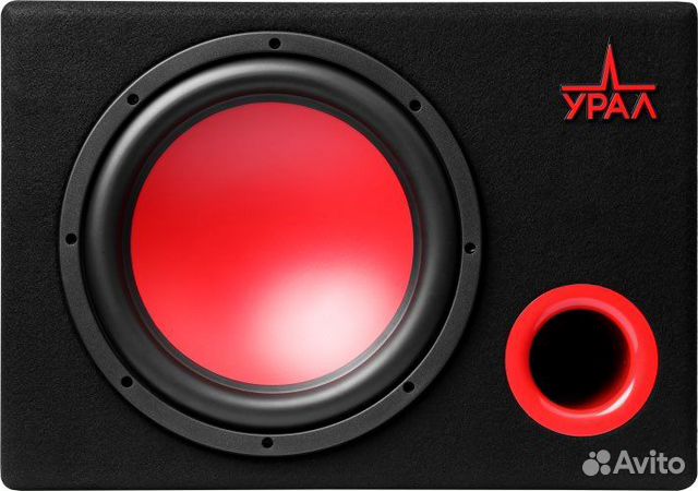 Автомобильный сабвуфер урал-у12а(черный)активный