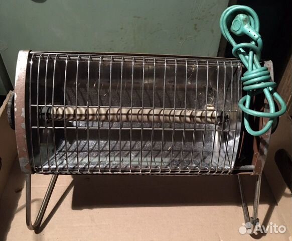 Электрический камин обогреватель времён СССР