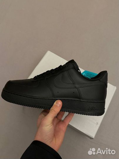 Nike air force 1 low black Оригинал на руках