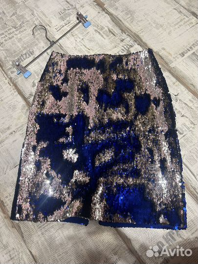 Юбка с пайетками