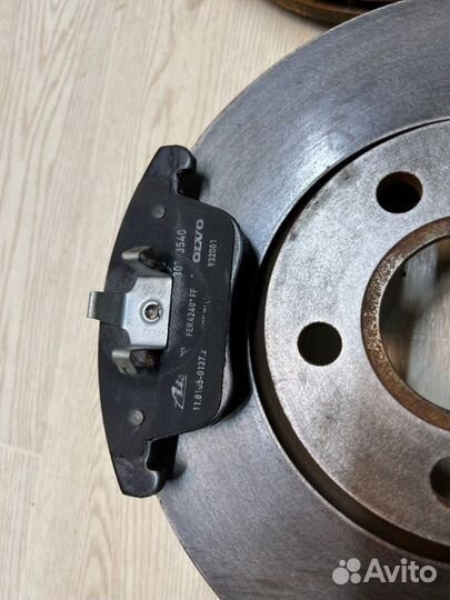 Диски тормозные передние Volvo S80 2.5Т 2008