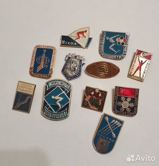 Значки спорт СССР