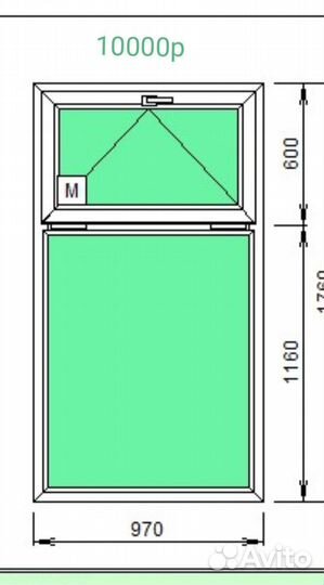 Продам б/у окна