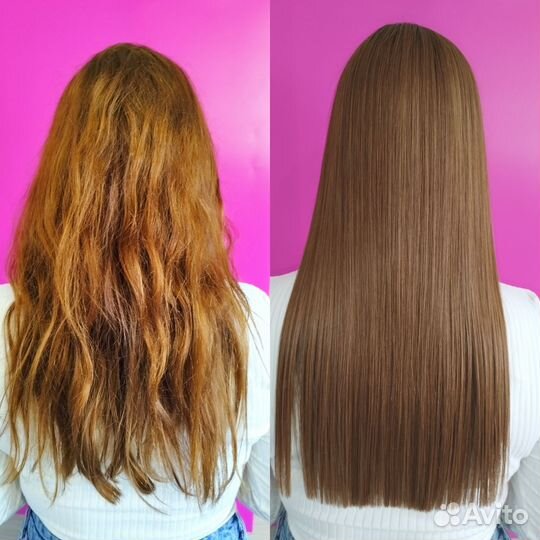 Кератин ботокс волос