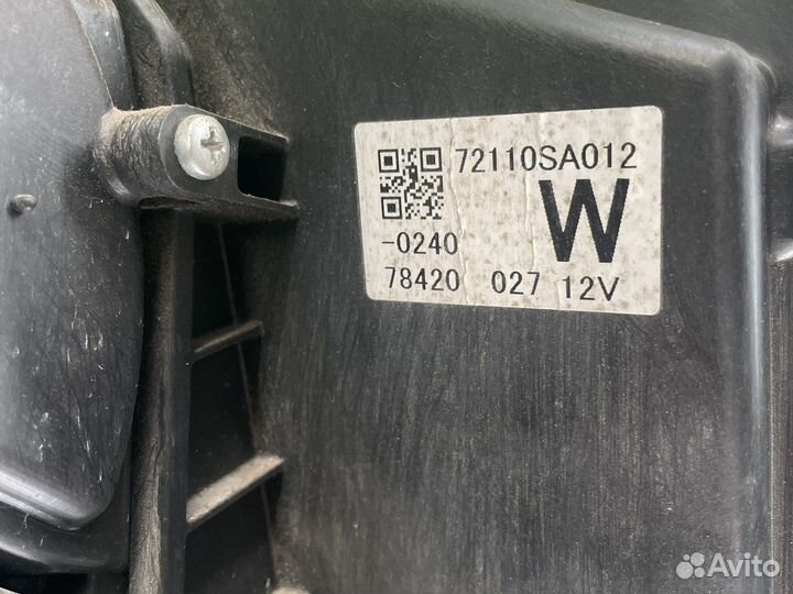 Печка subaru forester sg5