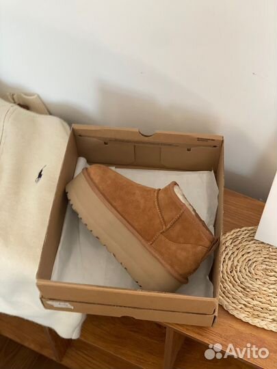 UGG Classic Ultra Mini Platform Chestnut