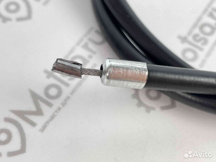 Ручка газа с тросом в сборе Мопед (1ск) Д8 (ручка