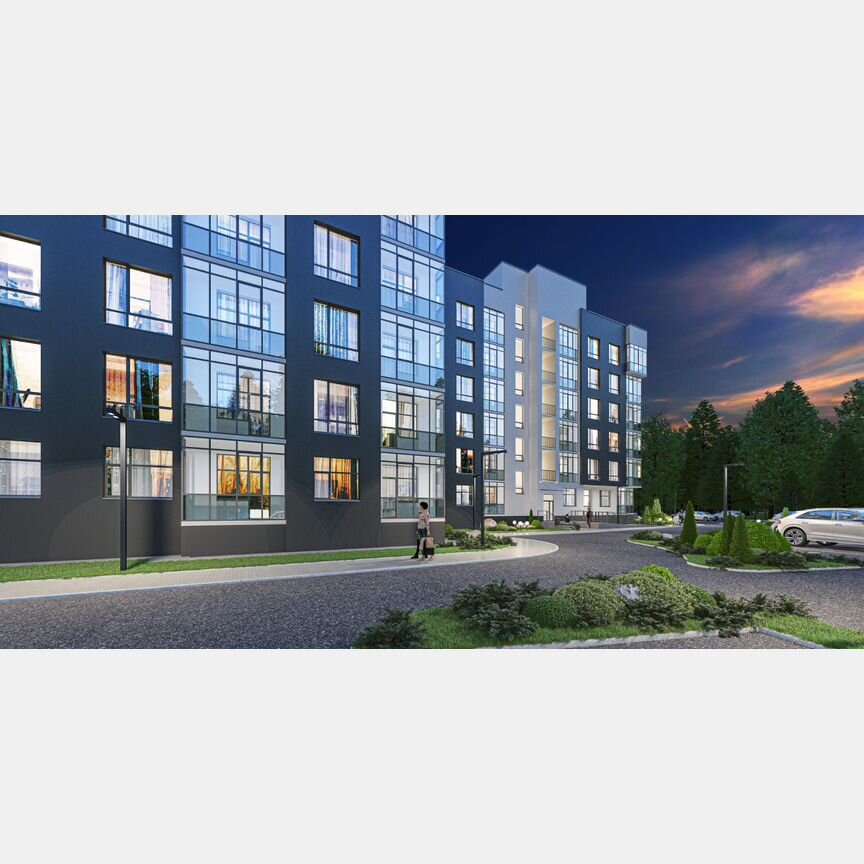 2-к. квартира, 40,4 м², 6/6 эт.
