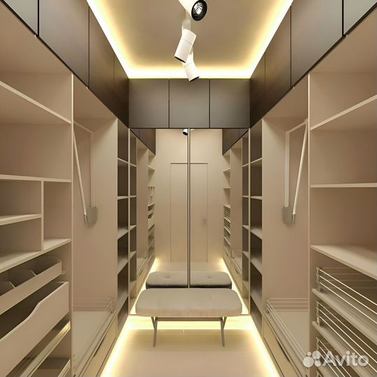 Гардеробная под ключ