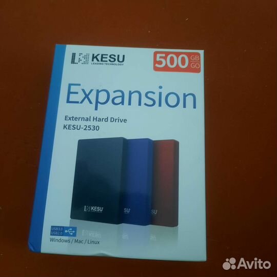 Внешний жёсткий диск 500GB