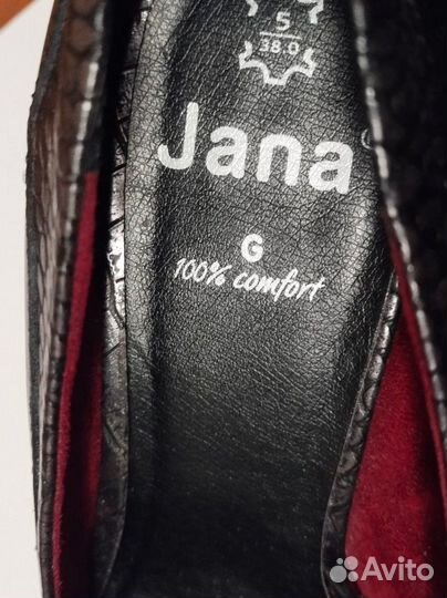 Туфли женские Jana новые 38 размер
