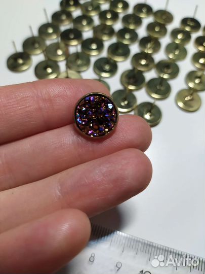 Основа под сережки гвоздики 42 шт, 12мм