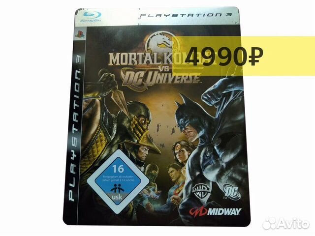 Mortal Kombat vs. DC Universe Steelbook Edition, б