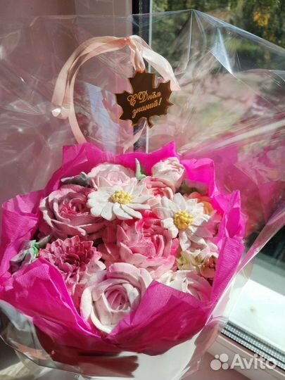 Зефирные букеты на заказ, зефир