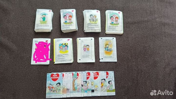 Вкладыши от жвачки love is из 90х, 1-7серии