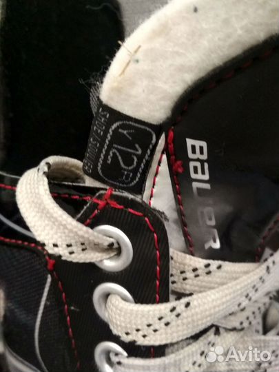 Коньки роликовые хоккейные bauer X300R размер Y12