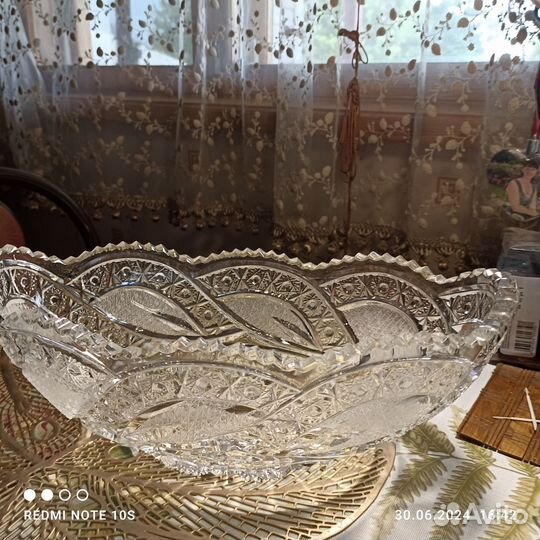 Салатник хрусталь СССР