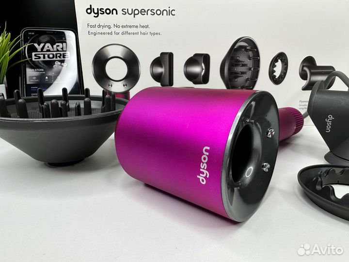 Фен Dyson supersonic hd08 Розовый никель